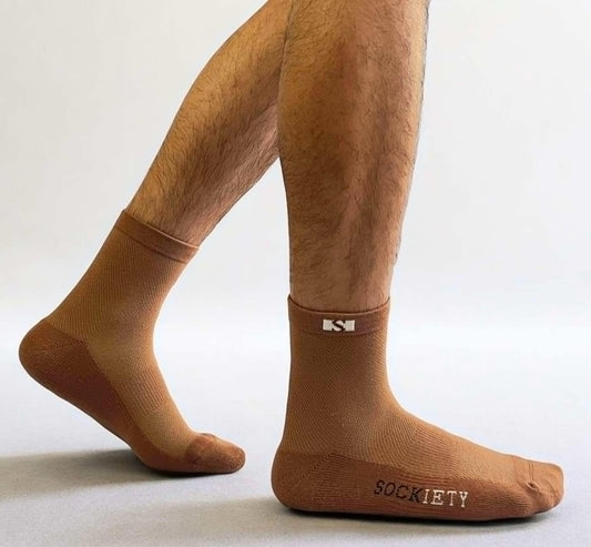 Unisex Eminent Quarter Sock (Brown)